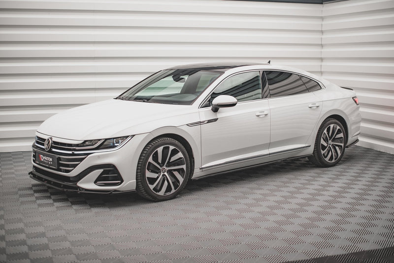 Maxton sideskørter til Volkswagen Arteon R/ R-Line Sedan / Shooting Brake Mk1 Facelift – blank sort – billede 2 af 4