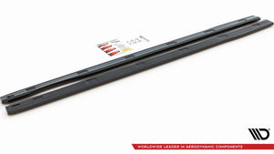 Maxton sideskørter til Volkswagen Caddy Long Mk3 Facelift – blank sort – billede 4 af 5
