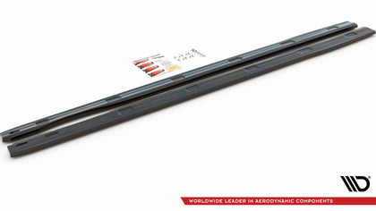 Maxton sideskørter til Volkswagen Caddy Long Mk3 Facelift – blank sort – billede 4 af 5