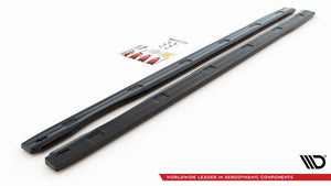 Maxton sideskørter til Volkswagen Caddy Long Mk3 Facelift – blank sort – billede 5 af 5