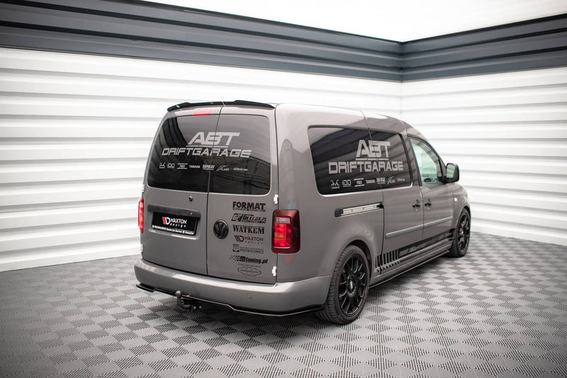 Maxton sideskørter til Volkswagen Caddy Long Mk3 Facelift – blank sort – billede 2 af 5