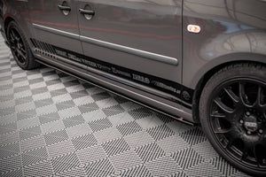 Maxton sideskørter til Volkswagen Caddy Long Mk3 Facelift – blank sort – billede 1 af 5
