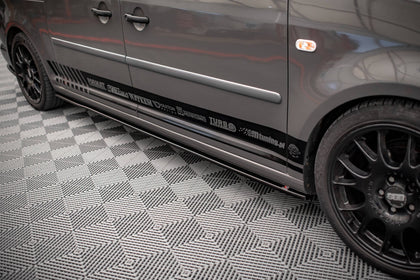 Maxton sideskørter til Volkswagen Caddy Long Mk3 Facelift – blank sort – billede 1 af 5