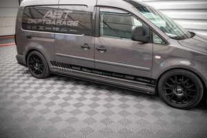 Maxton sideskørter til Volkswagen Caddy Long Mk3 Facelift – blank sort – billede 3 af 5