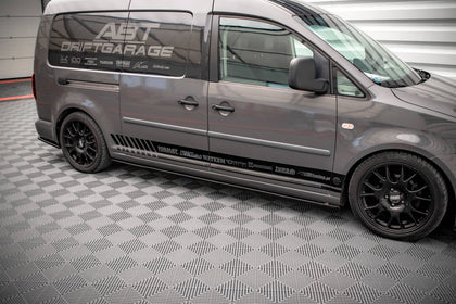 Maxton sideskørter til Volkswagen Caddy Long Mk3 Facelift – blank sort – billede 3 af 5