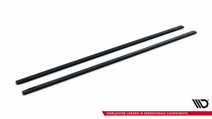 Maxton Side Skirts Diffusers VW Golf Mk7 Gti Clubsport - Gloss Black