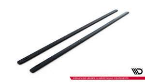 Maxton Side Skirts Diffusers VW Golf Mk7 Gti Clubsport - Gloss Black