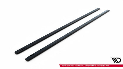 Maxton Side Skirts Diffusers VW Golf Mk7 Gti Clubsport - Gloss Black