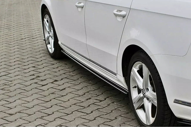 Maxton sideskørter til Volkswagen Passat R-Line B7 – blank sort – billede 1 af 6