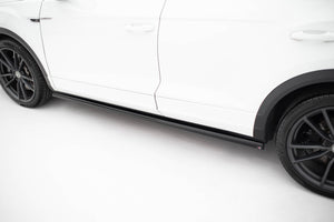 Maxton Side Skirts Diffusers Volkswagen T-Roc R Mk1 Facelift - Gloss Black