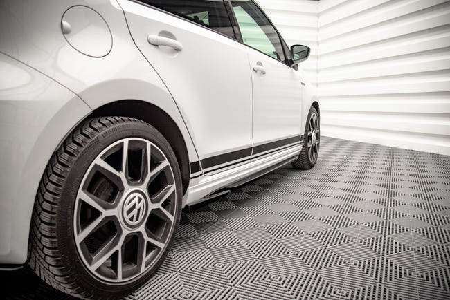 Maxton Side Skirts Diffusers Volkswagen Up Gti - Gloss Black