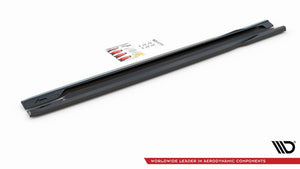 Maxton sideskørter til Volvo S60 Standard / R-Design Mk2 / Mk2 Facelift – blank sort – billede 6 af 7