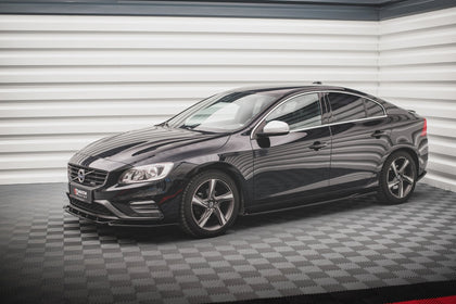 Maxton sideskørter til Volvo S60 Standard / R-Design Mk2 / Mk2 Facelift – blank sort – billede 2 af 7