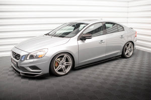 Maxton sideskørter til Volvo S60 Standard / R-Design Mk2 / Mk2 Facelift – blank sort – billede 4 af 7