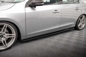 Maxton sideskørter til Volvo S60 Standard / R-Design Mk2 / Mk2 Facelift – blank sort – billede 5 af 7