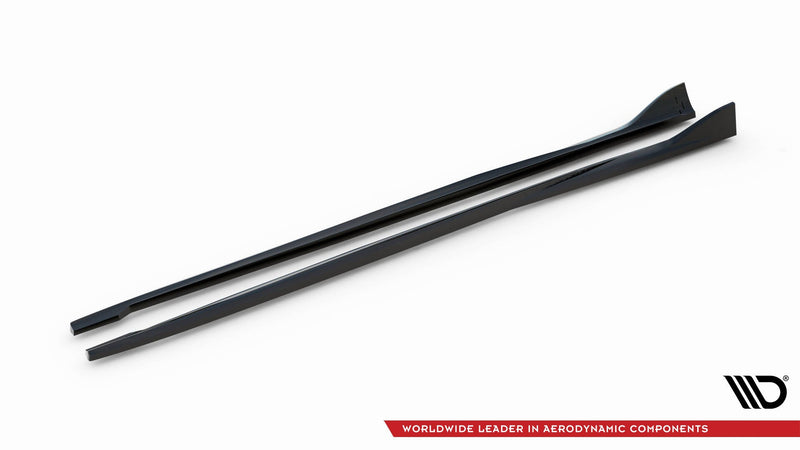 Maxton Side Skirts Diffusers Volvo S80 MK2 - Gloss Black