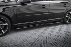 Maxton Side Skirts Diffusers Volvo S80 MK2 - Gloss Black
