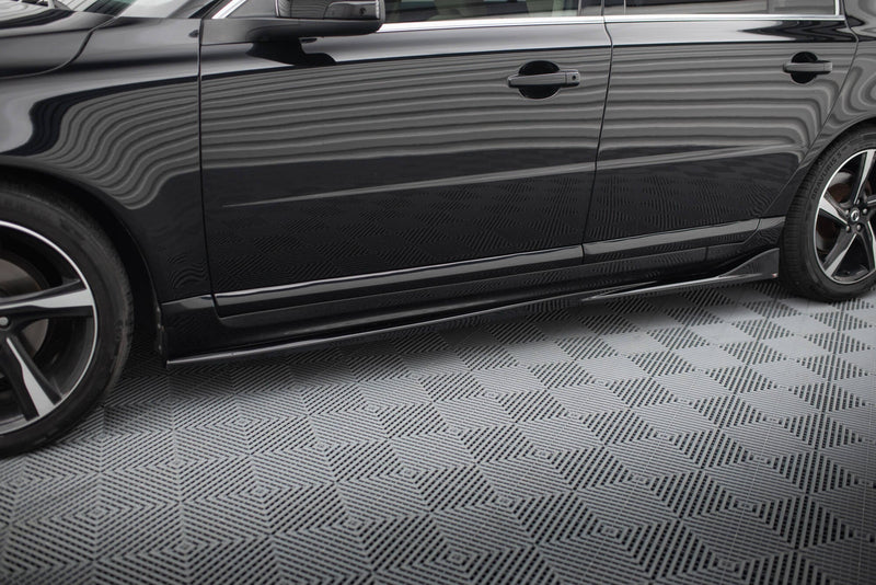 Maxton Side Skirts Diffusers Volvo S80 MK2 - Gloss Black