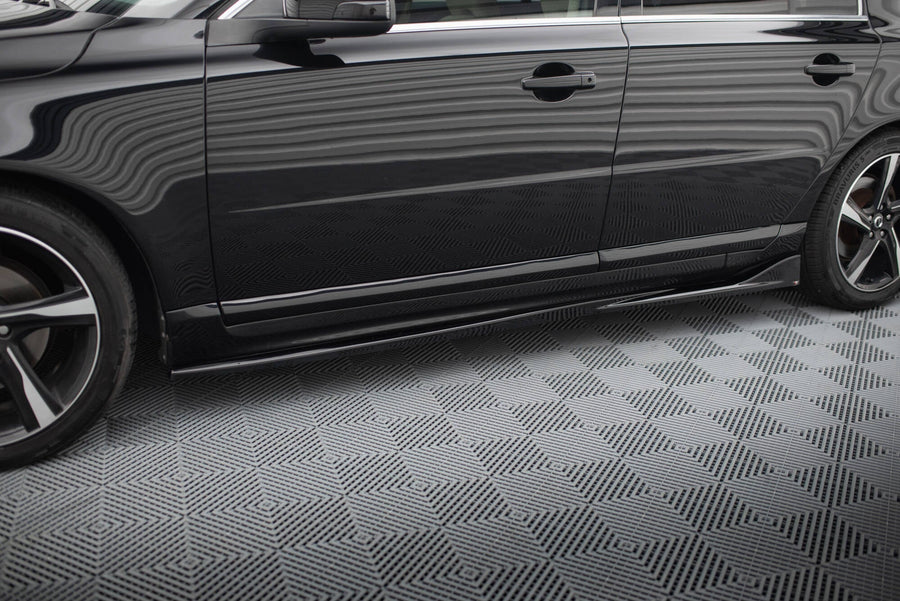 Maxton Side Skirts Diffusers Volvo S80 MK2 - Gloss Black