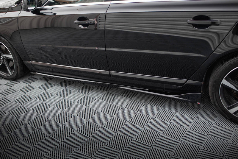 Maxton Side Skirts Diffusers Volvo S80 MK2 - Gloss Black