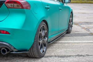Maxton sideskørter til Volvo V40 R-design – blank sort – billede 3 af 7