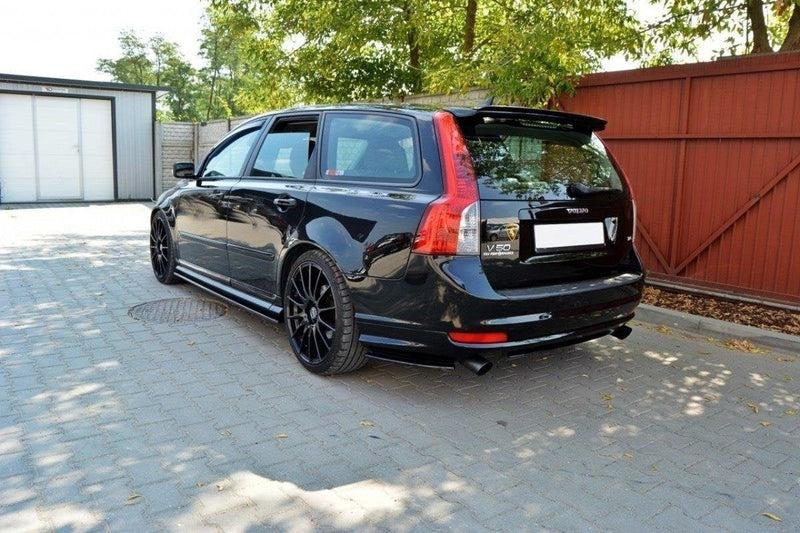 Maxton sideskørter til Volvo V50F R-Design – blank sort – billede 3 af 6