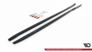 Maxton sideskørter til Volvo V70 Mk3 – blank sort – billede 5 af 6
