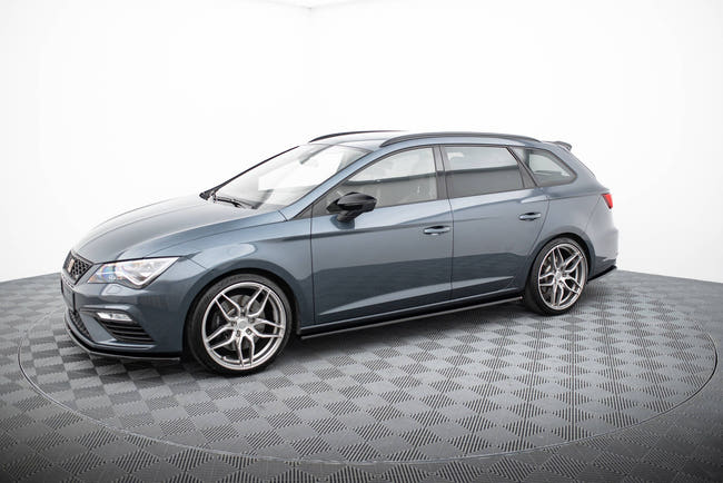 Maxton sideskørter til Seat Leon Mk3 Cupra/ FR Facelift – blank sort – billede 2 af 5