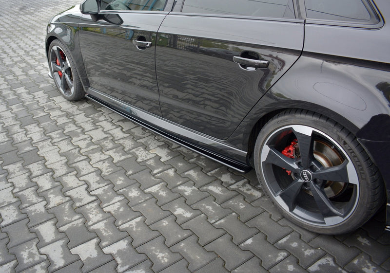 Maxton sideskørter til Audi RS3 Sportback 8V Facelift – blank sort – billede 1 af 6