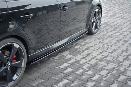 Maxton sideskørter til Audi RS3 Sportback 8V Facelift – blank sort – billede 4 af 6