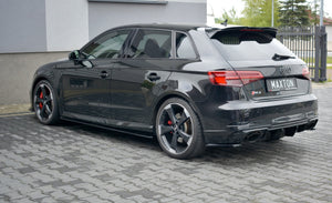 Maxton sideskørter til Audi RS3 Sportback 8V Facelift – blank sort – billede 2 af 6