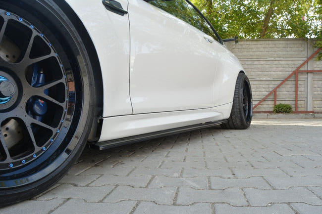 Maxton Side Skirts Diffusers BMW M2 F87 Coupé - Gloss Black