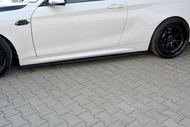 Maxton Side Skirts Diffusers BMW M2 F87 Coupé - Gloss Black