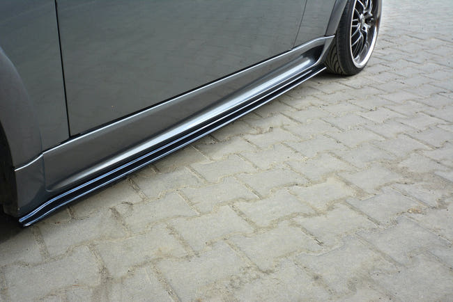 Maxton sideskørter til Mini R53 Cooper S JCW – blank sort – billede 1 af 4