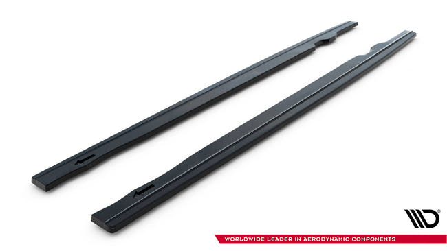 Maxton sideskørter til Mini Cooper S F56 / F56 Facelift – blank sort – billede 2 af 3
