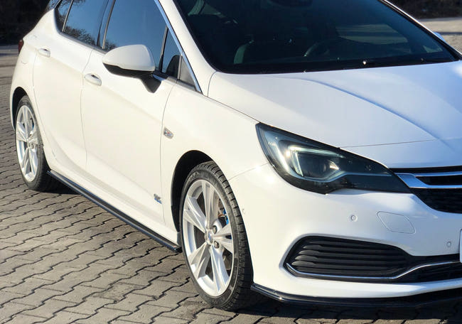 Maxton sideskørter til Opel Astra K OPC-LINE – blank sort – billede 1 af 4