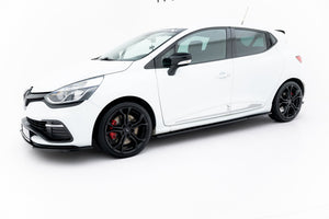Maxton Side Skirts Diffusers Renault Clio Mk4 RS - Gloss Black