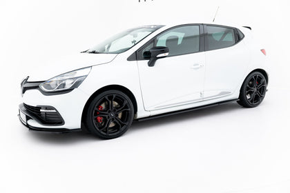 Maxton Side Skirts Diffusers Renault Clio Mk4 RS - Gloss Black