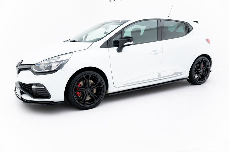 Maxton Side Skirts Diffusers Renault Clio Mk4 RS - Gloss Black
