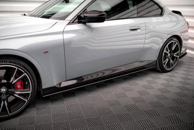 Maxton Street Pro Side Skirts Diffusers BMW 2 Coupe M-Pack / M240I G42 - Black