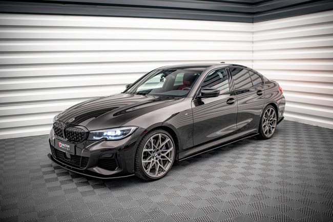 Maxton Street Pro Side Skirts Diffusers BMW 3 M-Pack G20 / G21 - Black