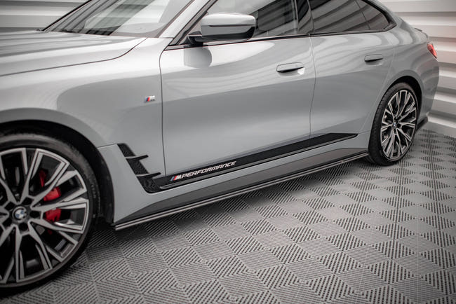 Maxton Street Pro Side Skirts Diffusers BMW 4 Gran Coupe M-Pack G26 - Black