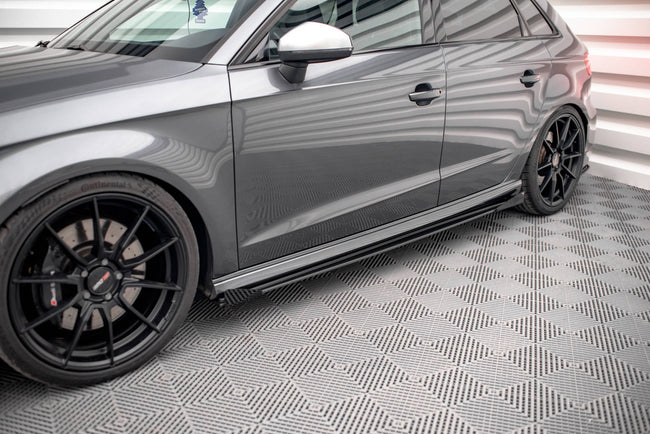 Maxton sideskørter til Audi S3 / A3 S-Line Sportback 8V Facelift – billede 1 af 6