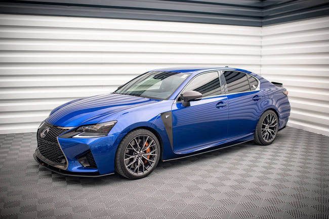 Maxton Street Pro Side Skirts Diffusers Lexus Gs F Mk4 Facelift - Black
