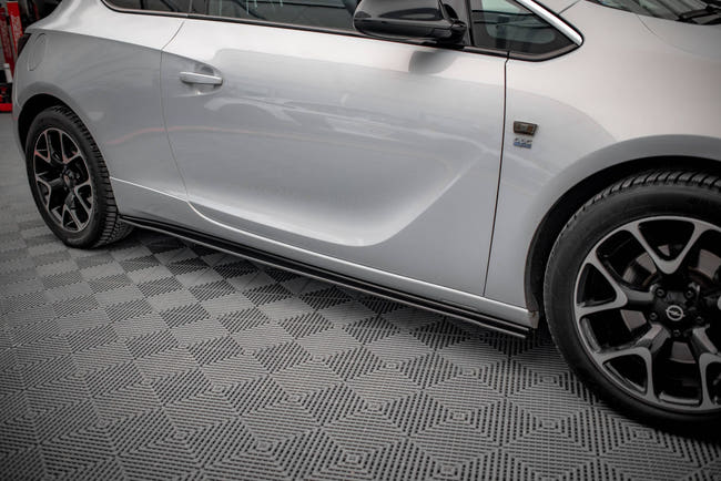 Maxton Street Pro Side Skirts Diffusers Opel Astra Gtc Opc-Line J - Black