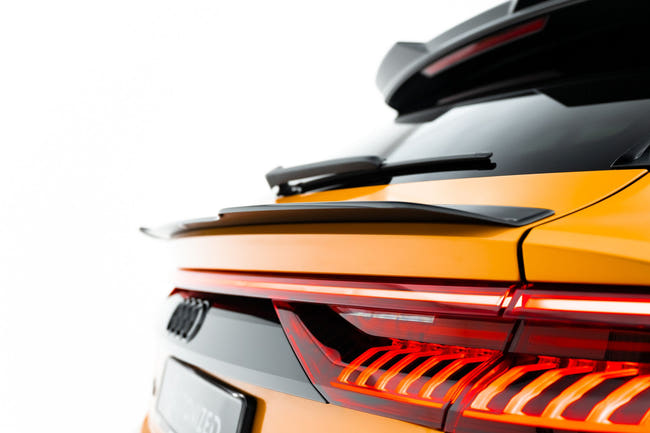 Maxton Spoiler Extension V.2 Audi Q8 S-Line - Gloss Black
