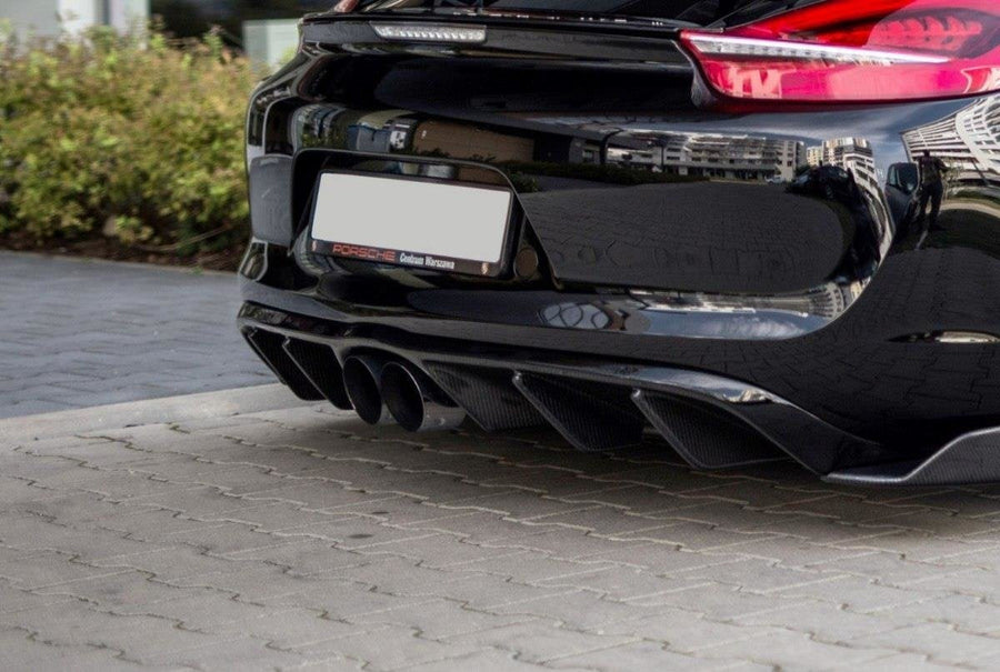 Maxton rear valance til Porsche Cayman Mk2 981C – billede 1 af 3