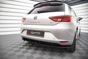 Maxton Street Pro Rear Diffuser Seat Leon Hatchback Mk3 - Black