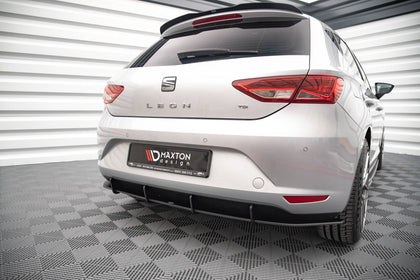 Maxton Street Pro Rear Diffuser Seat Leon Hatchback Mk3 - Black