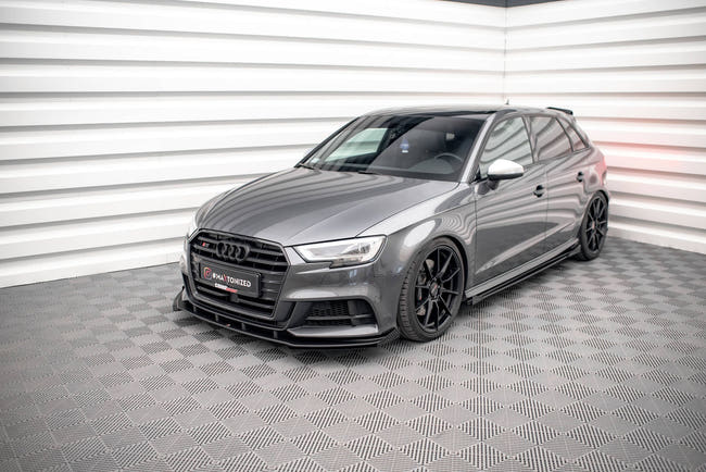 Maxton Front Flaps Audi S3 / A3 S-Line Sportback 8V Facelift